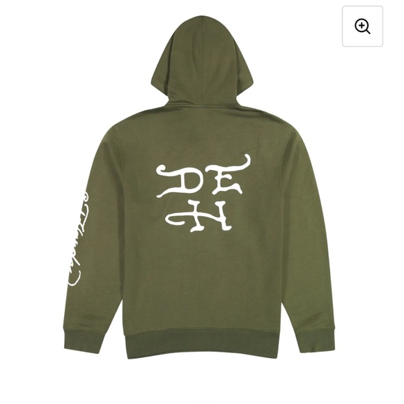 NWT Ed Hardy Dragon Wings Olive
Pullover Hoodie - Picture 4 of 5